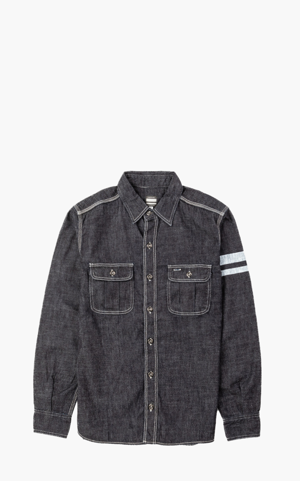 Momotaro Jeans SJ091D Selvedge Denim Work Shirt GTB | Cultizm