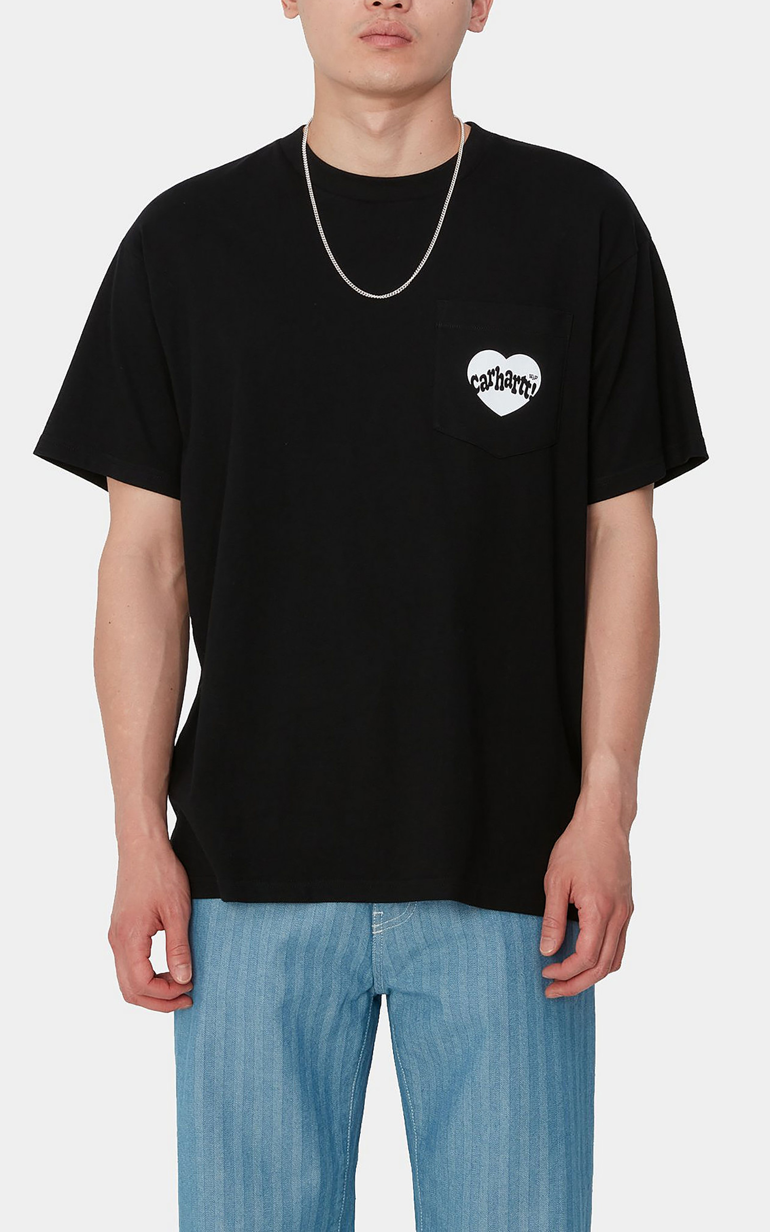 【CARHARTT】S/S AMOUR POCKET T-SHIRT ★送料・関税込★ Carhartt WIP Amour Pocket T-Shirt - Black | Urban Excess