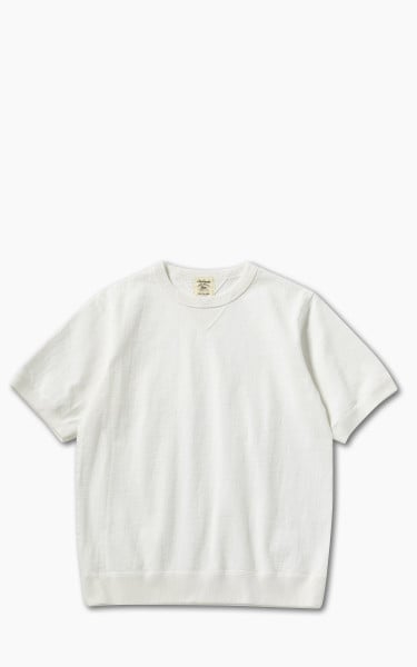 Jackman Dotsume Rib T-Shirt Off White