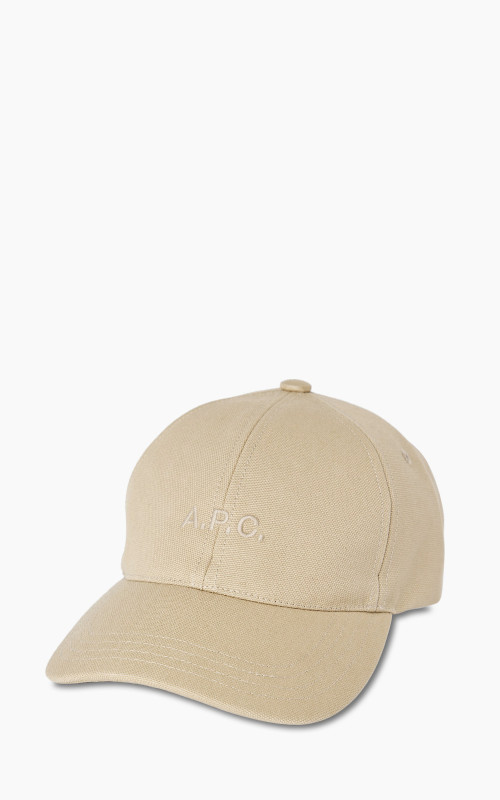 A.P.C. Charlie Casquette Baseball Cap Beige