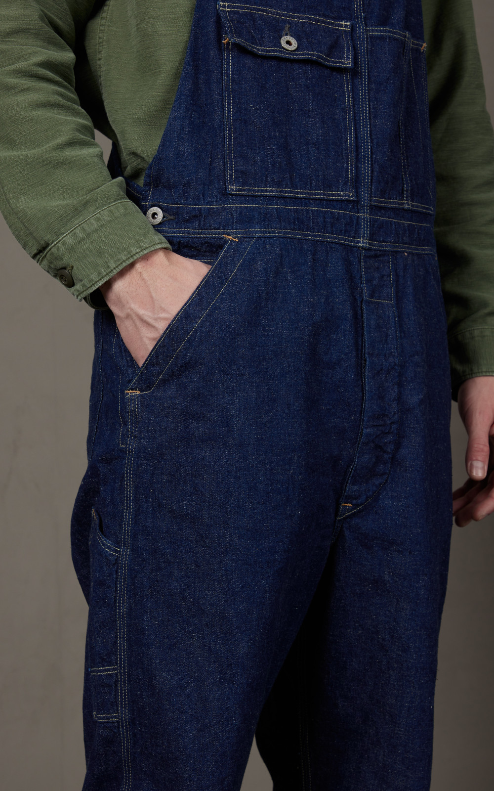 OrSlow 1930's Denim Overall Indigo One Wash | Cultizm OrSlow 1930's Denim Overall Indigo One Wash | Cultizm
