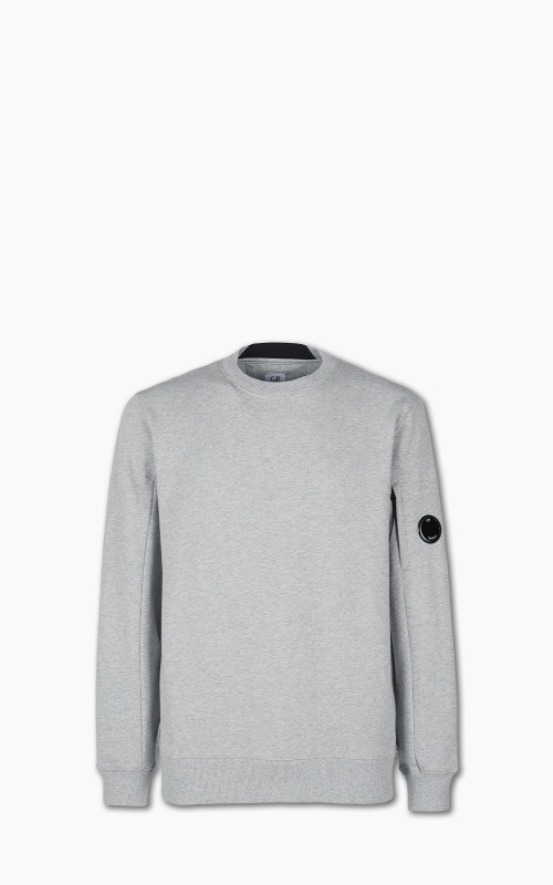 C.P. Company Diagonal Raised Fleece Sweatshirt Grey Melange