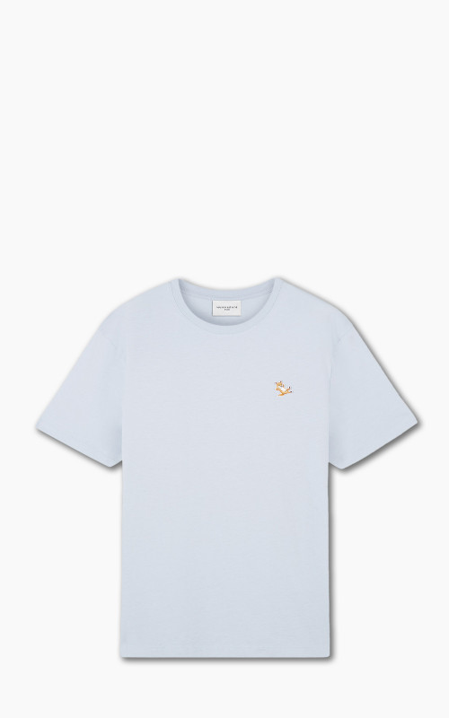 Maison Kitsuné Chillax Fox Patch Regular T-Shirt Sky Blue