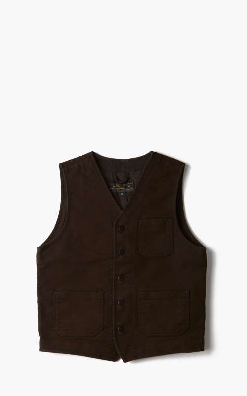 Pike Brothers 1937 Roamer Vest Moleskin Soil Brown