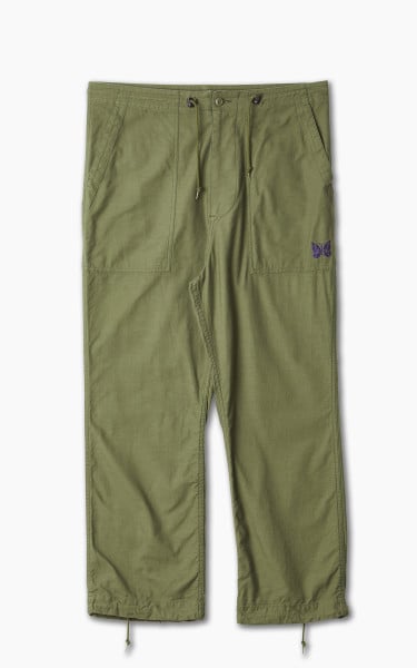 Needles String Fatigue Pant Back Sateen Olive