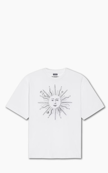 Jacquemus Le T-Shirt Soleil Sun Sketch Royal Sun White