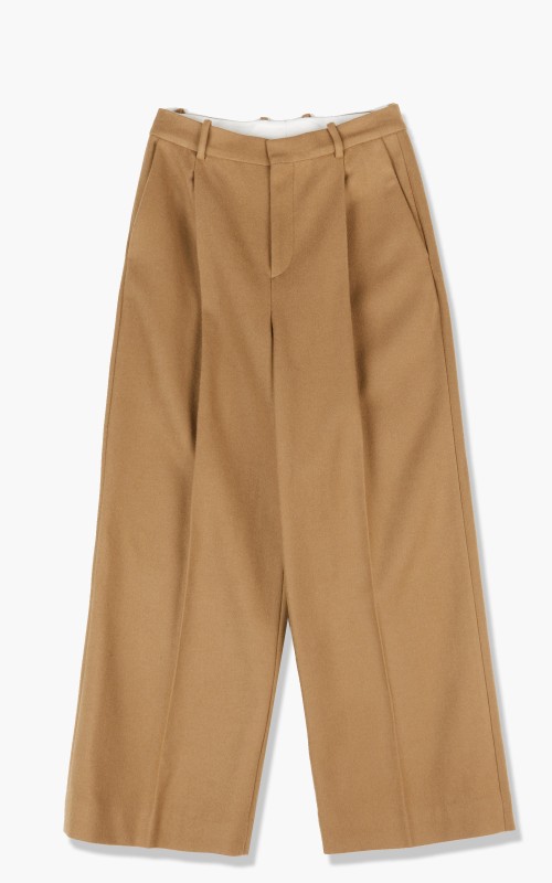 Hed Mayner Elongated Pants Wool Camel AW21_P43_CML/WO