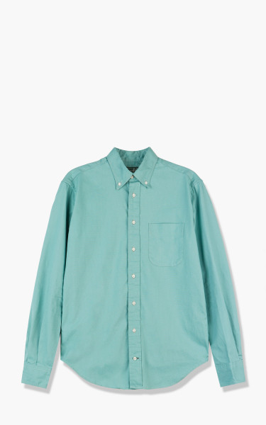 Gitman Vintage Button Down L/S Shirt Oxford Seafoam Overdye Teal 6C402VS19-39-Teal