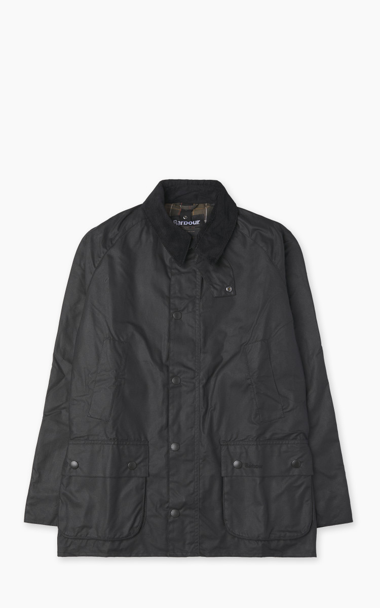 Barbour Ashby Wax Jacket Classic Black/Classic | Cultizm