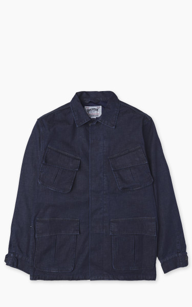 Houston Denim Fatigue Jacket Indigo One Wash