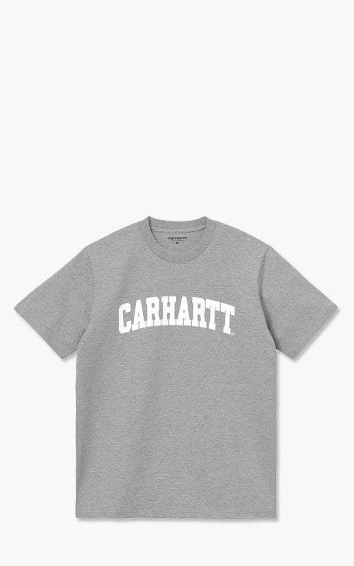 Carhartt WIP S/S University T-Shirt Grey Heather/White