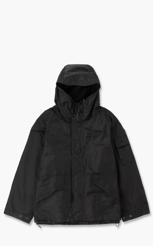 Markaware 'Marka' Nylon Ramie Weather Cloth Military Jacket Black