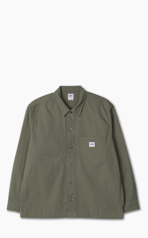 Lee Worker Overshirt Olive Grove