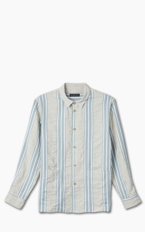 East Harbour Surplus Hadley 80 Shirt Jacket Striped Linen