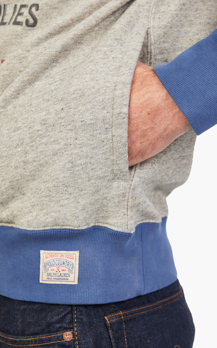 【POLO RALPH LAUREN】PATCHWORK FLEECE GRAPHICスウェット NWT POLO RALPH LAUREN Men's Fleece Graphic Dry Goods