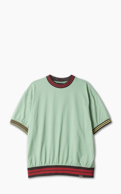 Jacquemus Le T-Shirt Joga Striped Rib Green