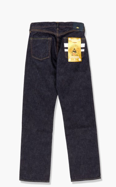 Momotaro Jeans 15THB090 Broken Denim Classic Wide Straight Jeans Indigo 15.7oz 15THB090-ID