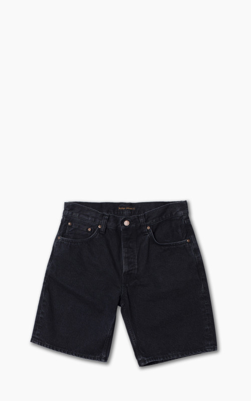 Nudie Jeans Seth Shorts Black Stone