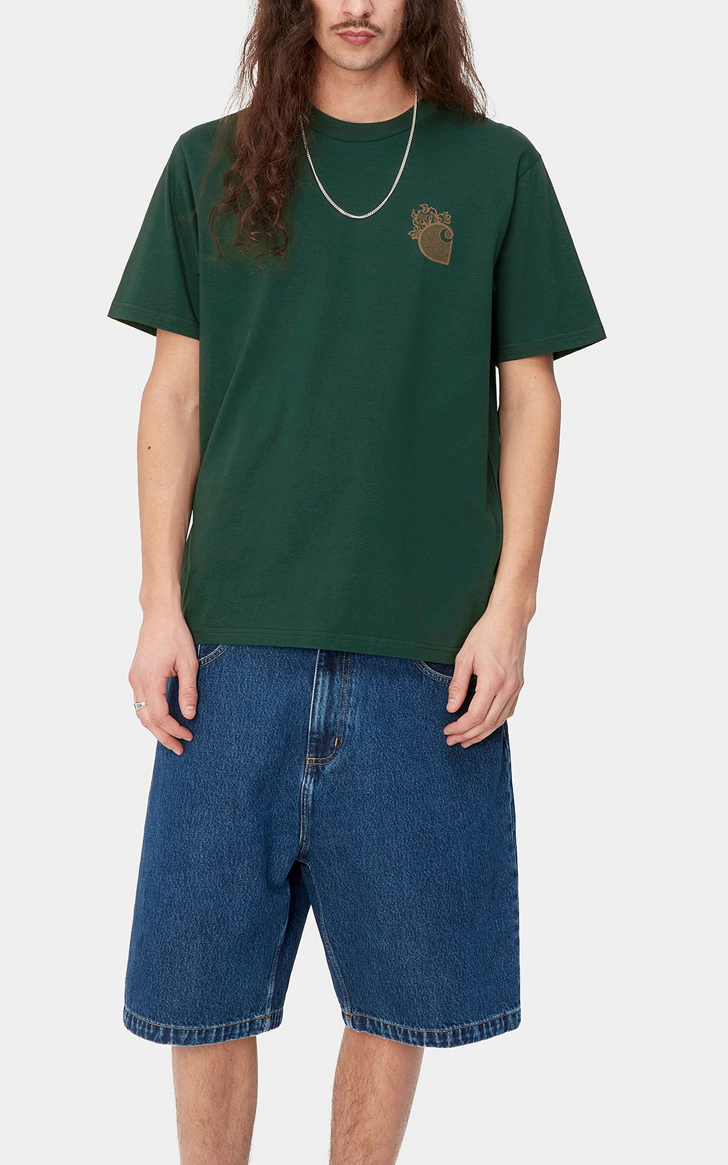 Carhartt WIP S/S Little Hellraiser T-Shirt Chervil/Brown