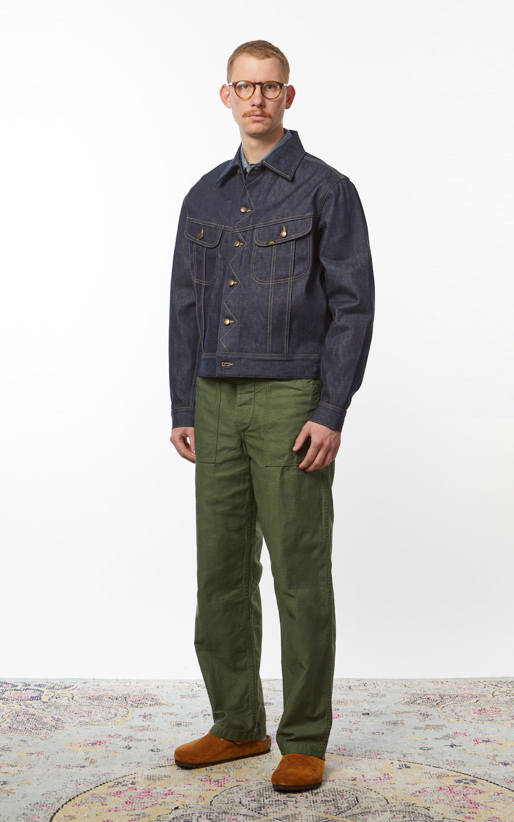 Lee 101 50s Rider Jacket Dry Indigo 13oz | Cultizm