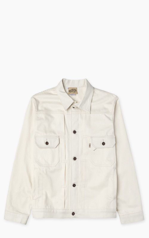 Railcar Fine Goods Type 2 Jacket Selvedge Ecru Natural 12oz