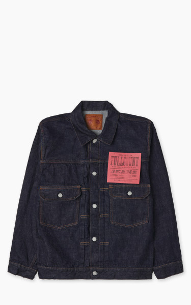 Fullcount 2102W Type 2 Selvedge Denim Jacket One Wash
