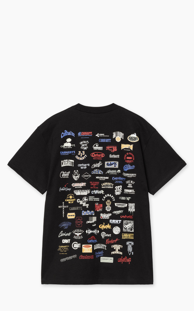 Carhartt WIP S/S Logo T-Shirt Black | Cultizm