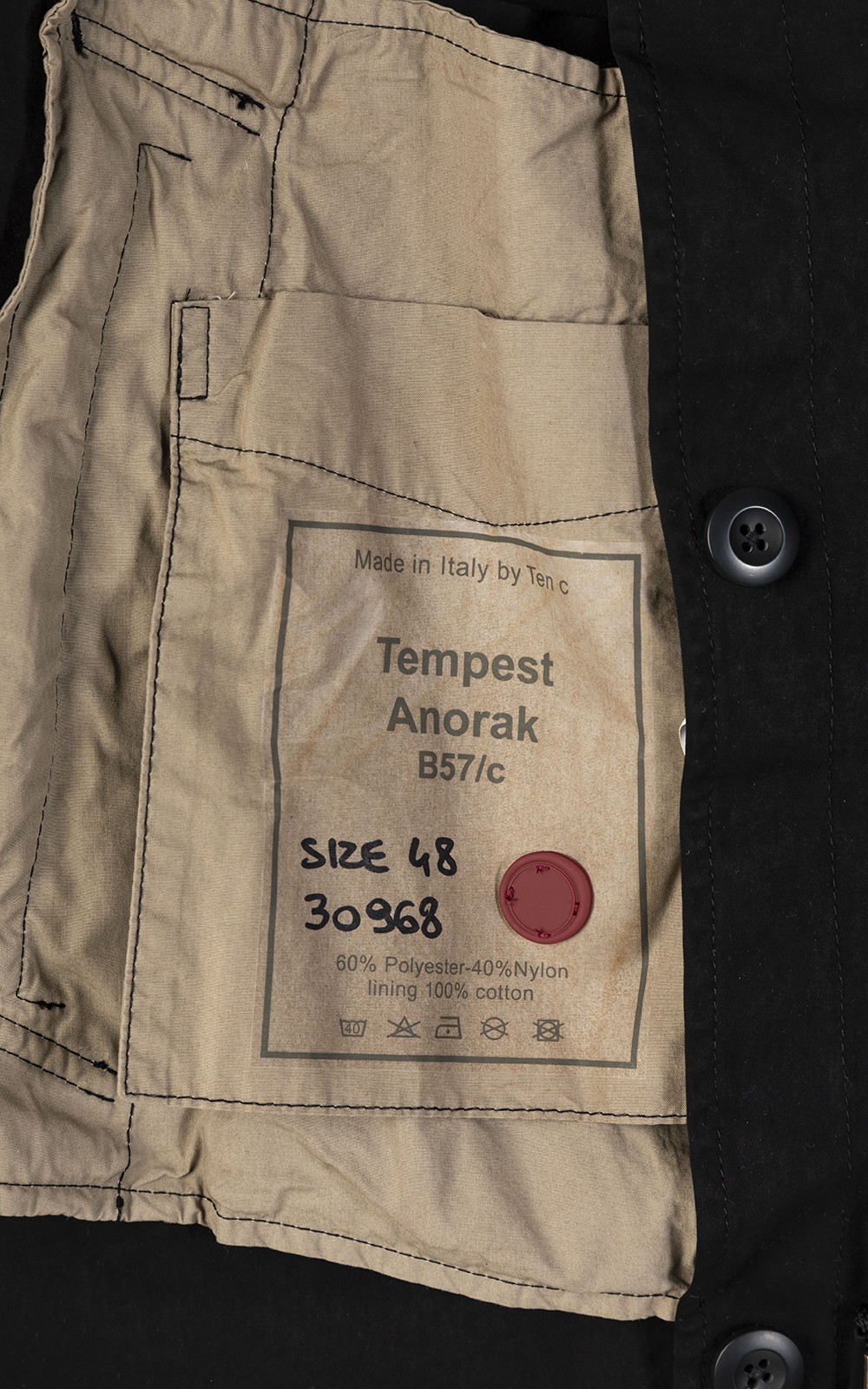 Ten C Tempest Anorak Black | Cultizm