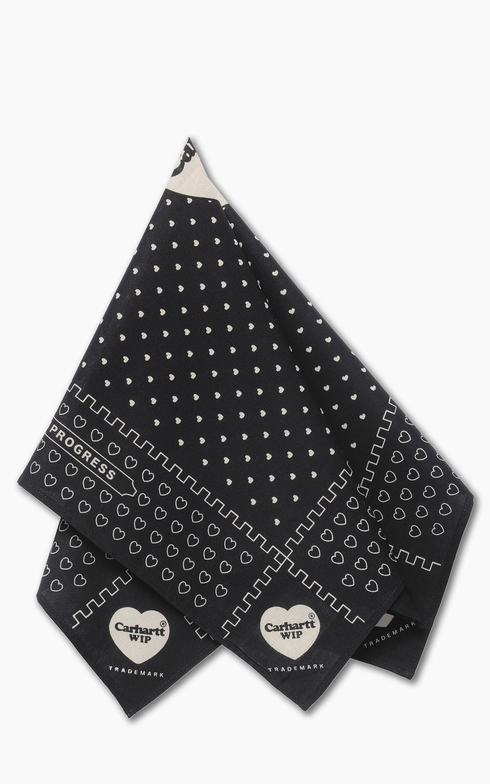 さらに100円引き◆CARHARTT◆HEART BANDANA KEYHOLDER Carhartt WIP Heart Bandana Black | Cultizm