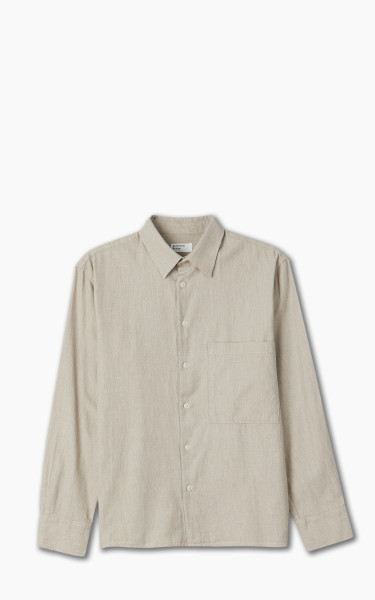 Universal Works Square Pocket Shirt Sand