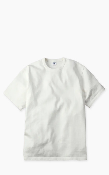 The Flat Head FN-HTK-001 Loopwheel 20oz Heavyweight T-Shirt White