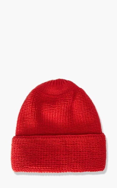Leuchtfeuer-Strickwaren Borkum Knit Wool Beanie Red 303-red