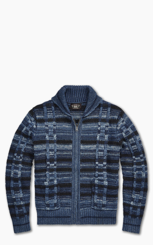 Roadrunner Shawl Cardigan - Dusty Pink/Navy