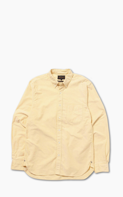 Beams Plus Oxford Button-Down Shirt Yellow