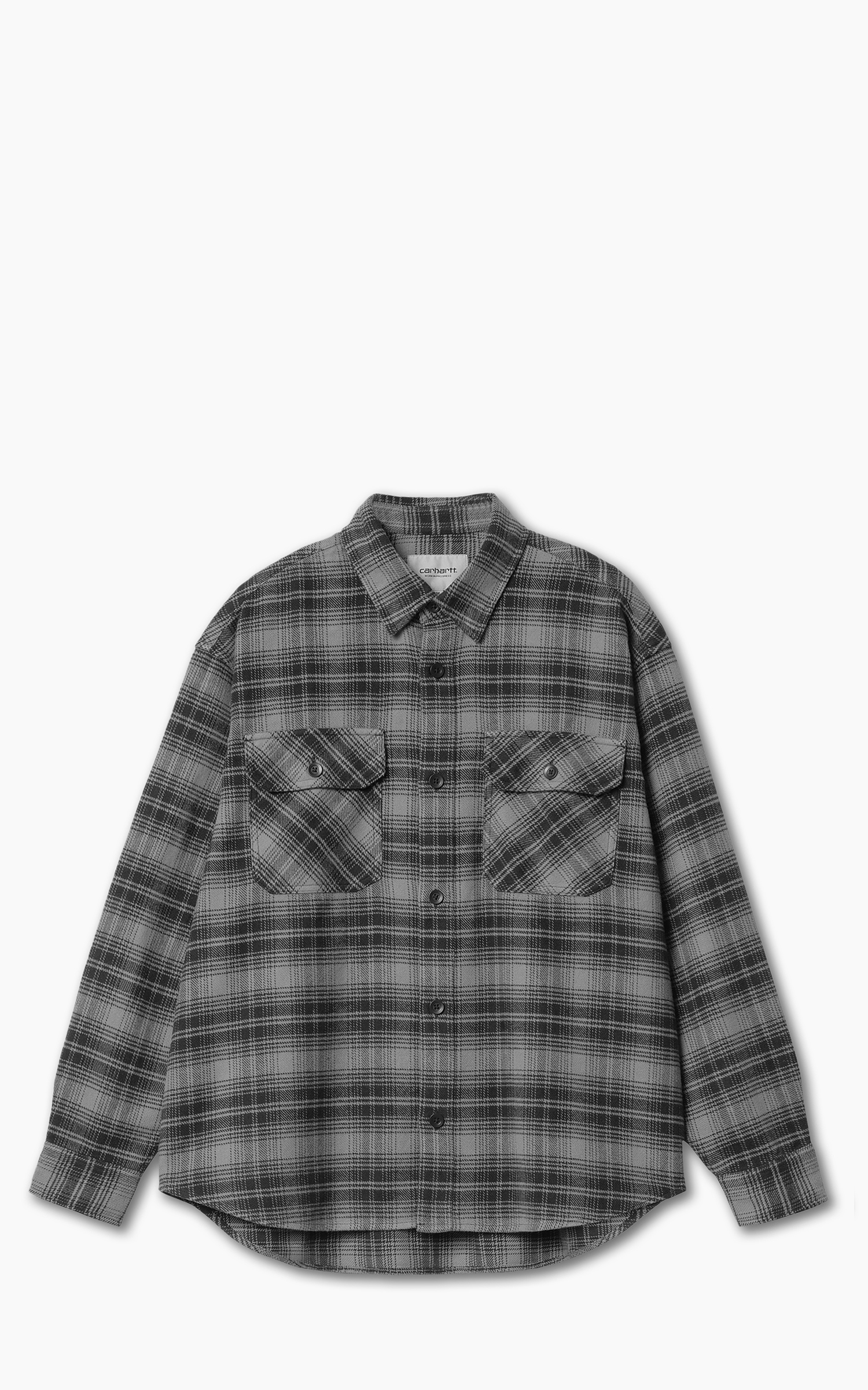 Carhartt WIP L/S Krenz Shirt Krenz Check/Grey Heather | Cultizm