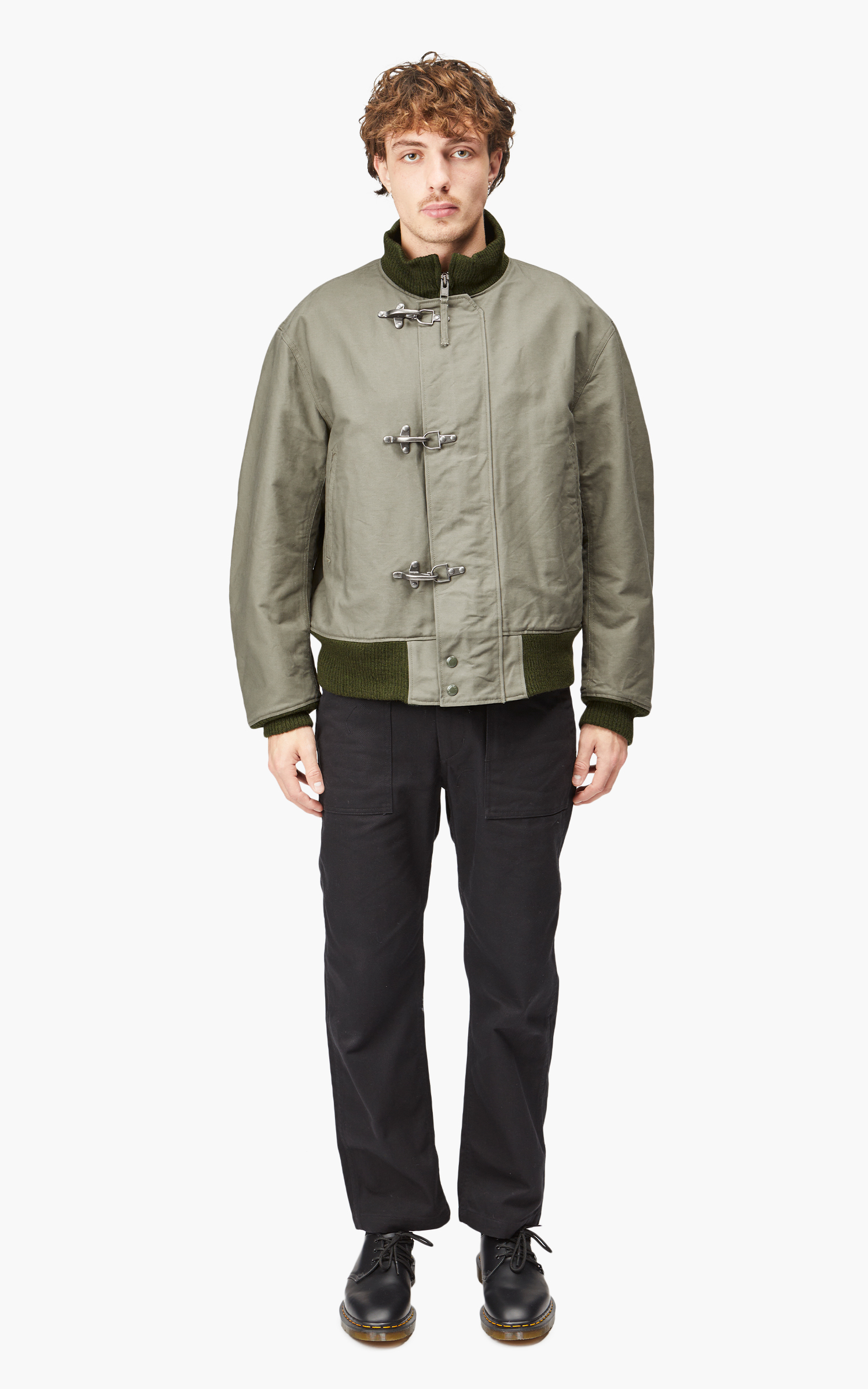 Engineered Garments BDU Jacket Olive Cotton Ripstop - Made