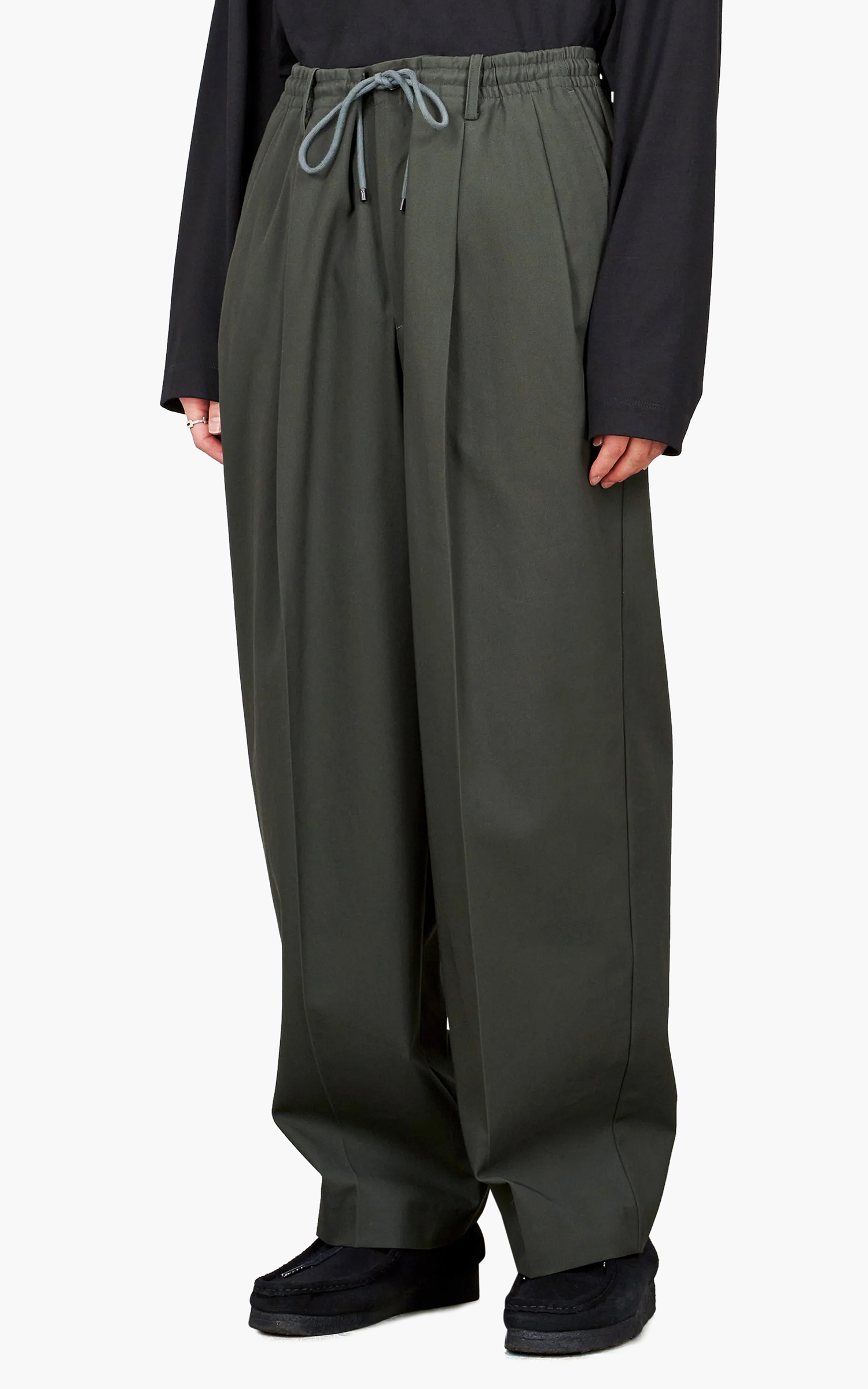MARKAWARE - DOUBLE PLEATED TROUSER ORGANICCOTTON