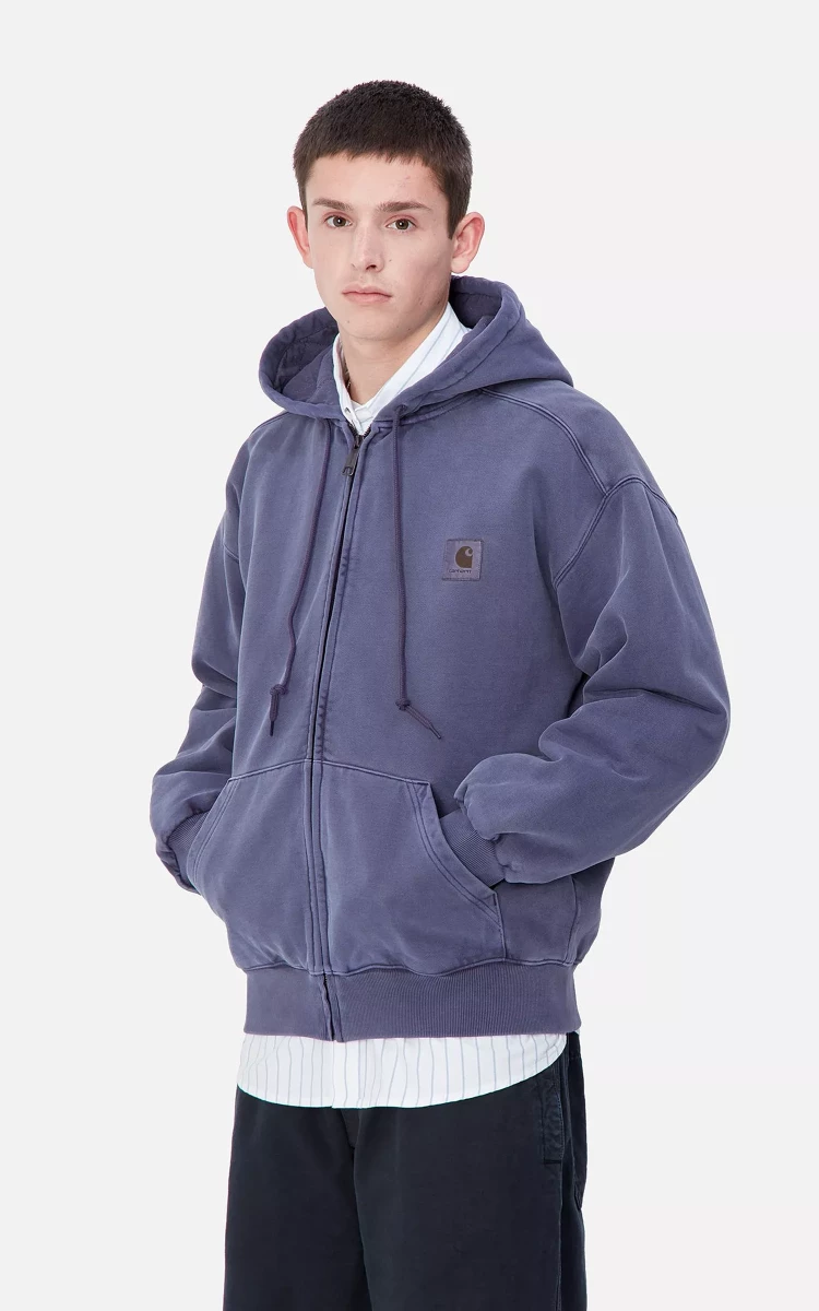 【Carhartt】 HOODED VISTA GARMENT DYED JACKET ★ BALLOON FIT hooded-vista-jacket-aura-