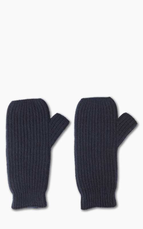 Merz b. Schwanen SKWW02 Wrist Warmers Dark Navy