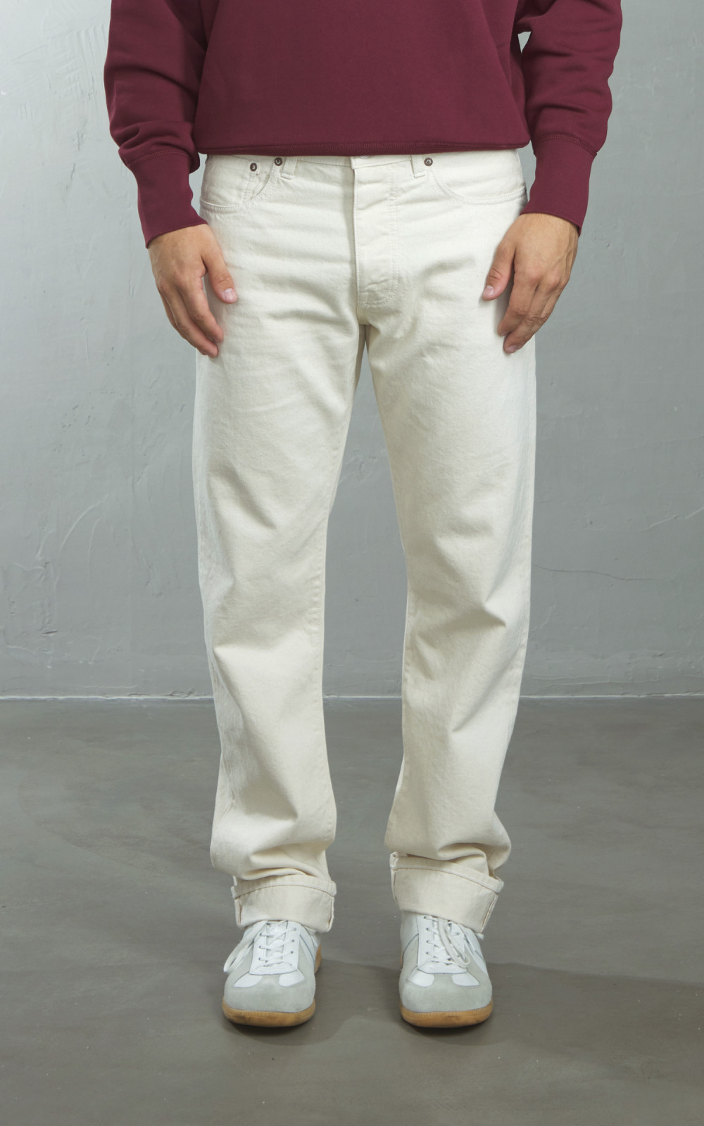 Fortela John 965 Selvedge Jeans Off White 12.5oz | Cultizm