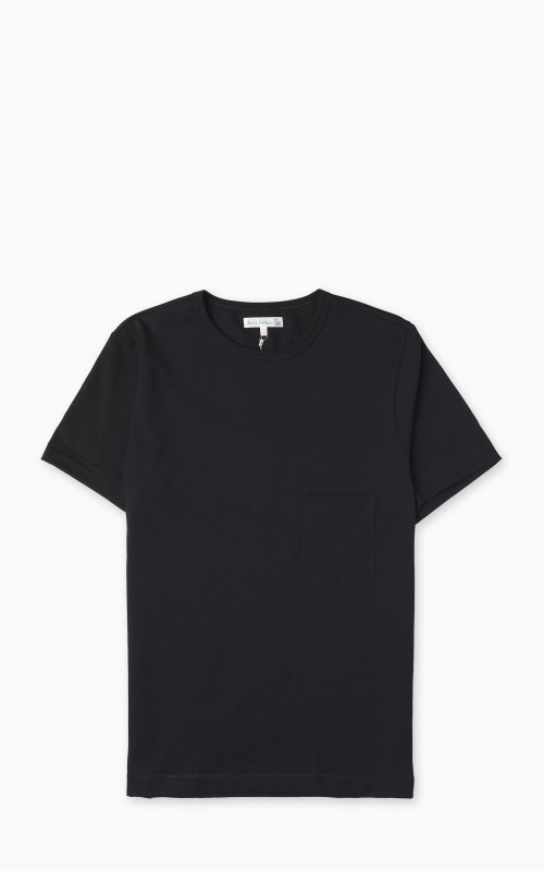 Merz b. Schwanen 2M15P Sturdy Jersey Pocket T-Shirt Black