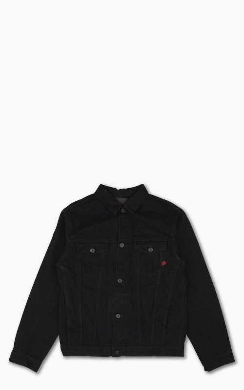 Naked & Famous Denim Denim Jacket MIJ13 Okayama Spirit Kuro 16oz