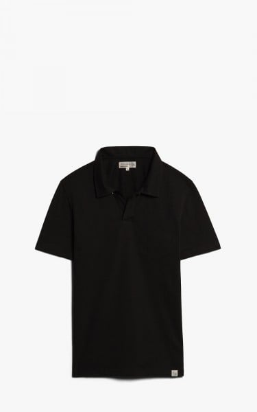 Merz b. Schwanen PLP01 Polo Pocket Shirt Black