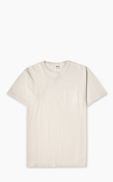 Houston Pigment Dyed Pocket T-Shirt Off White