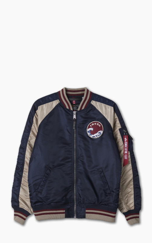 Alpha Industries Japan Warrior Souvenir Jacket Ultra Navy