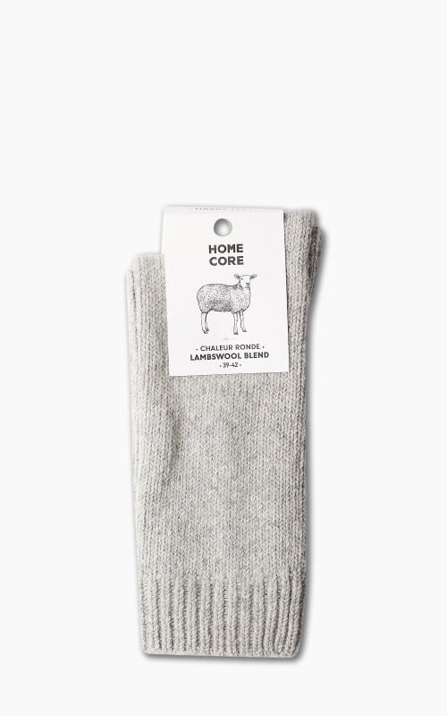 Homecore Wool Socks Basics Ash Grey