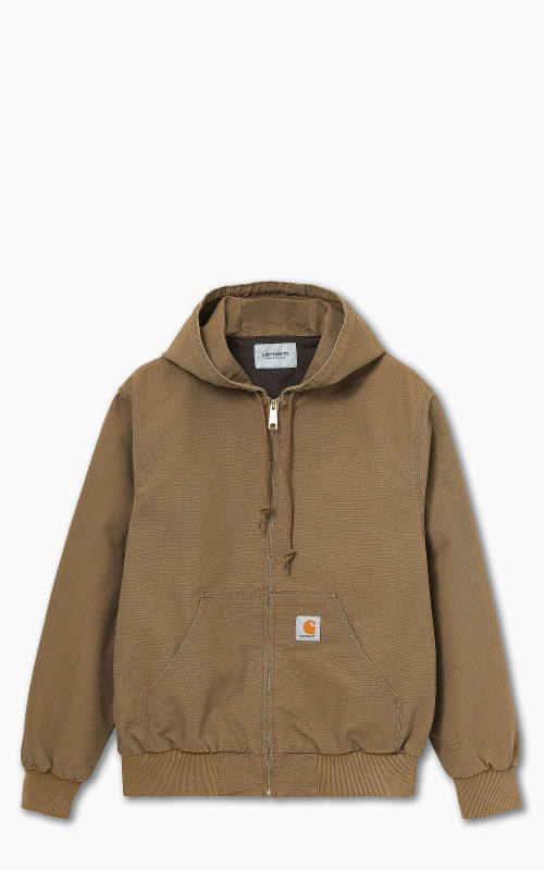 Carhartt WIP Active Jacket Hamilton Brown Rinsed