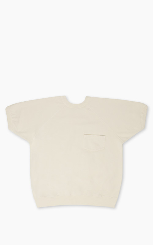 Warehouse & Co. Lot 4105 Short Sleeve Pocket Sweatshirt Cream