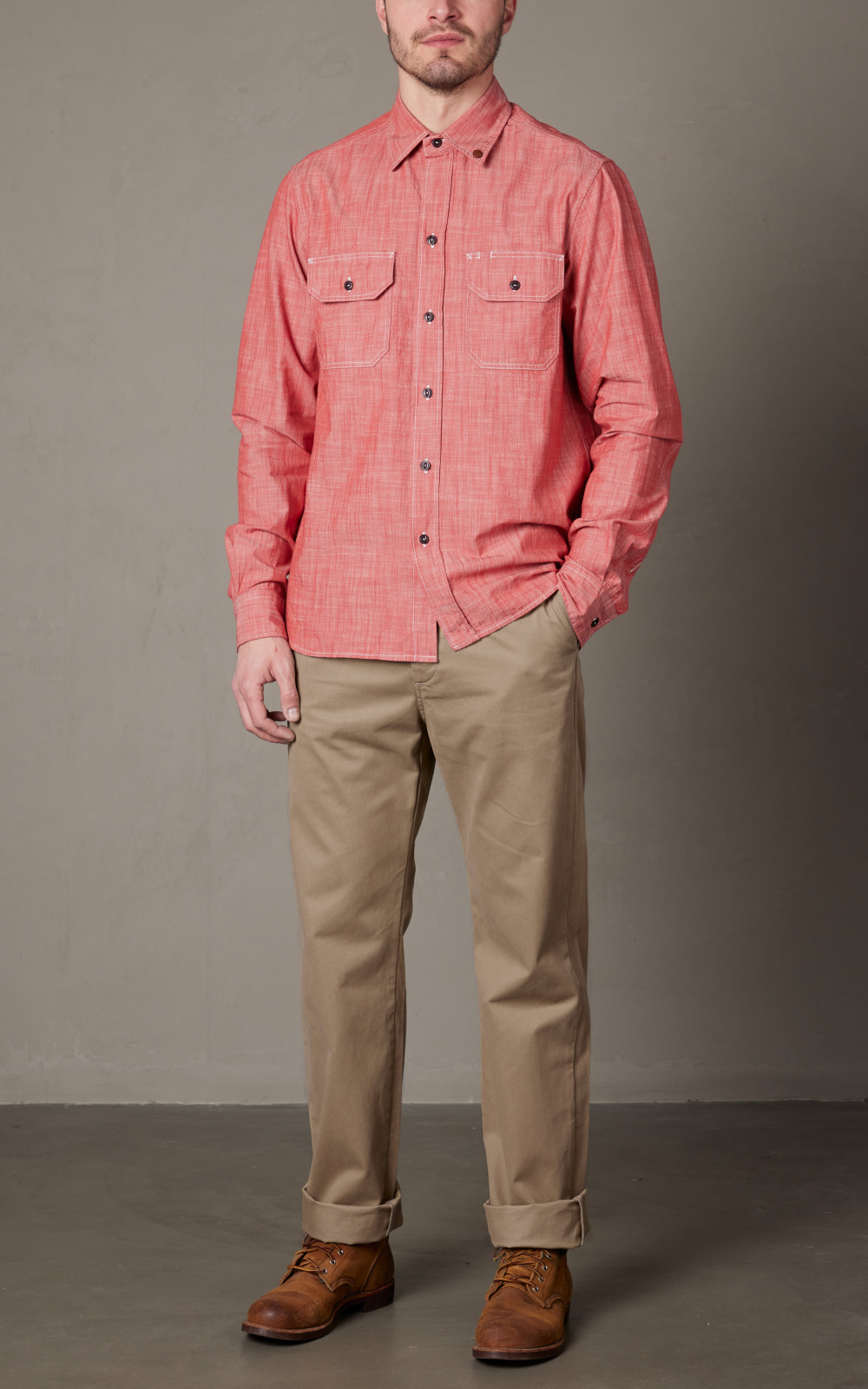 Tellason Chino Pant Triple Twisted Beige | Cultizm