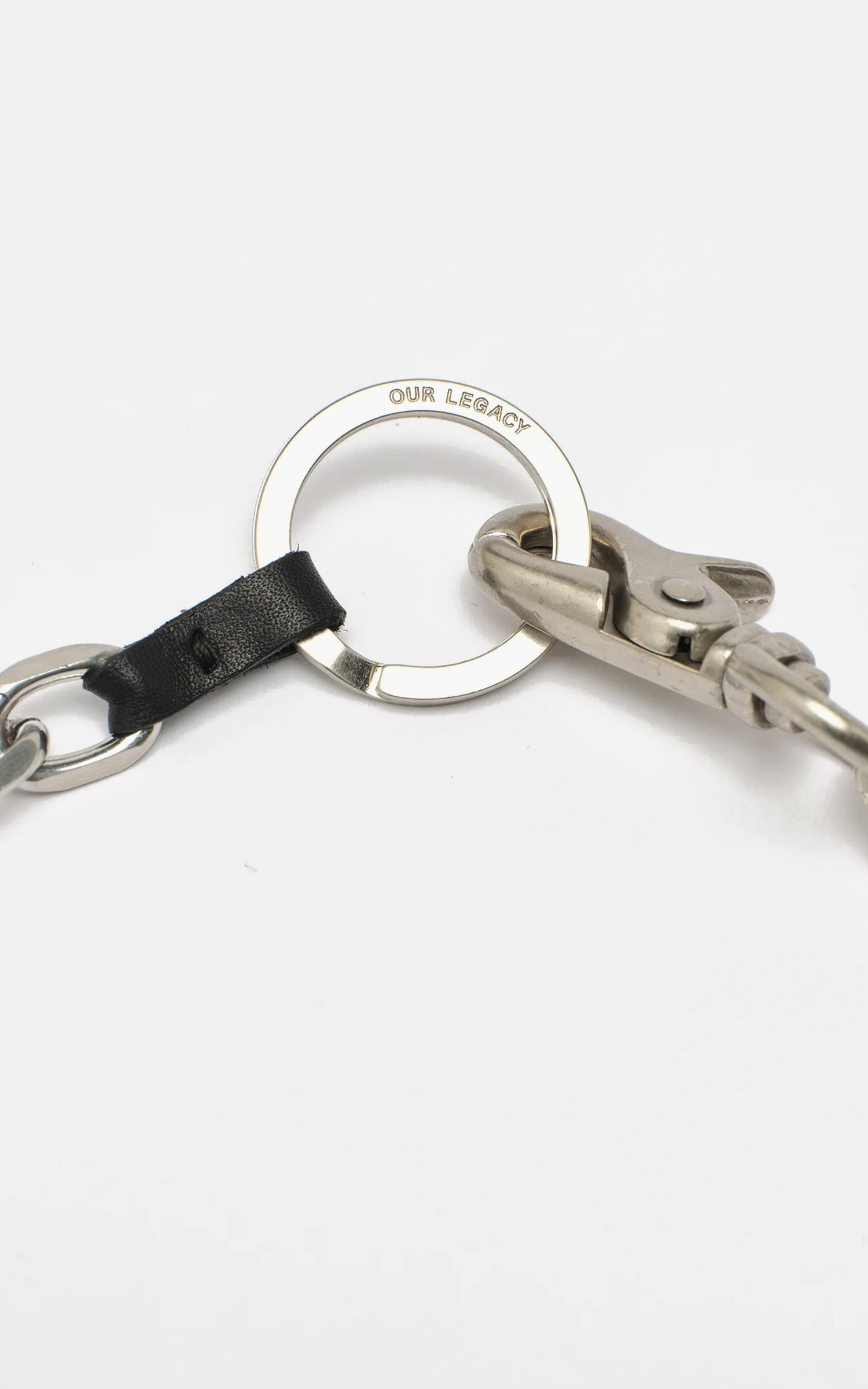 Our Legacy Ladon Matte Nickel Keyring | Cultizm